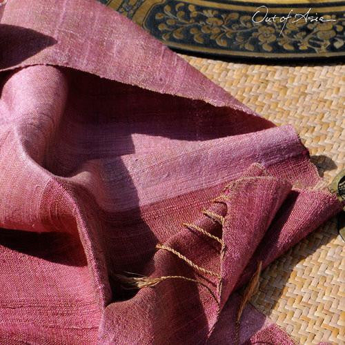 100% Handwoven Thai Silk Wrap/Scarf - Ayutthaya Sunset - OutOfAsia