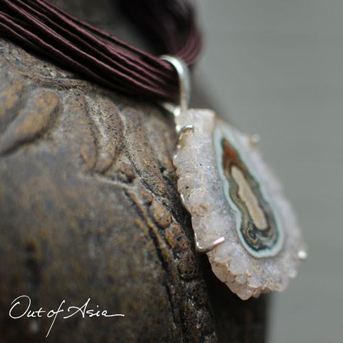 Amethyst Stalactite-Drip Pendant - OutOfAsia