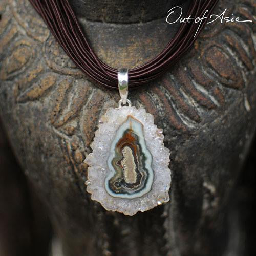 Amethyst Stalactite-Drip Pendant - OutOfAsia