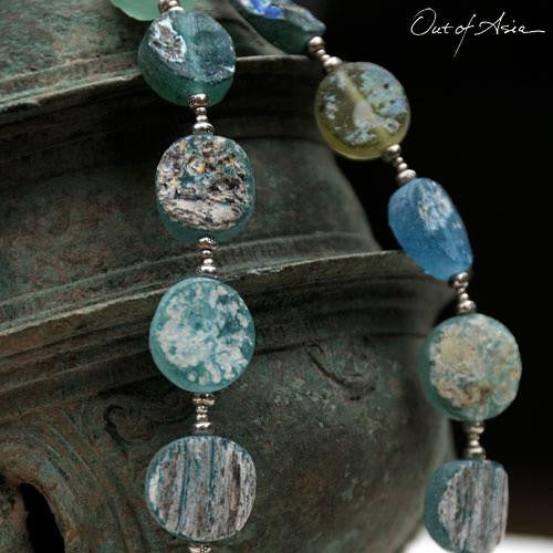 Ancient Roman Glass Necklace Wearable History! - OutOfAsia