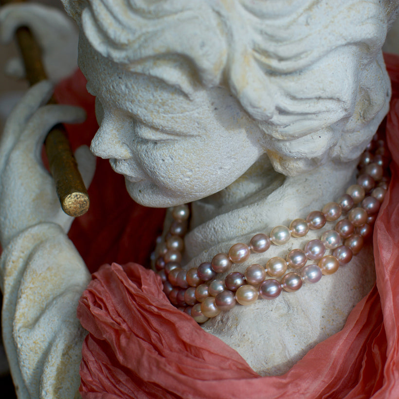 Peach, Pink & Lavender Rice Pearl Decadence! - OutOfAsia