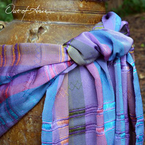 Bhutanese Hand Woven Silk Scarf - OutOfAsia
