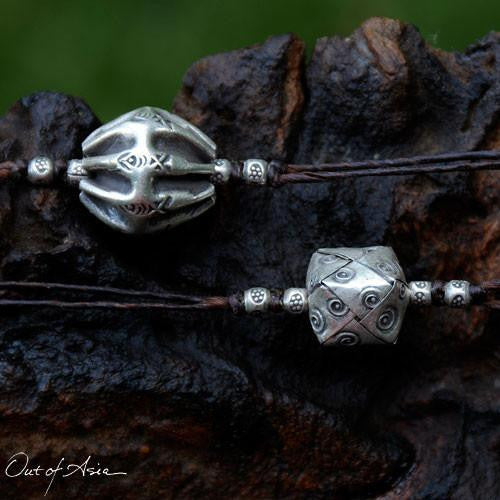 Hand Wrought Silver NecklaceThailand Hill Tribe Silver - OutOfAsia