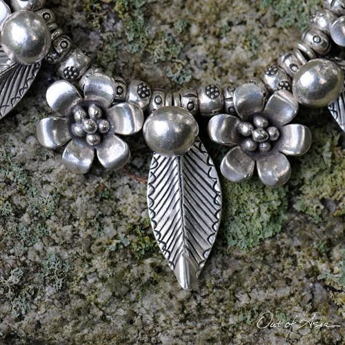 Hand Wrought Thai Hilltribe Silver Necklace - OutOfAsia