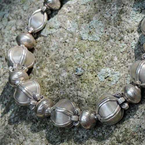 Hand Wrought Thai Hilltribe Silver Necklace - OutOfAsia
