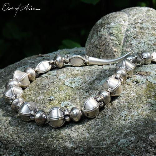 Hand Wrought Thai Hilltribe Silver Necklace - OutOfAsia