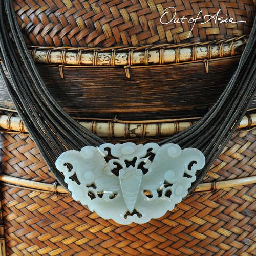 Hand knotted Designer Chinese Jade Necklace - OutOfAsia