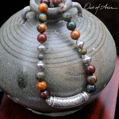Hilltribe Silver & Fancy JasperOut of Asia Original - OutOfAsia