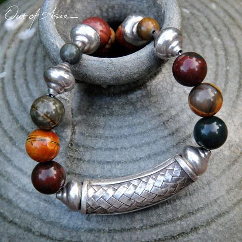 Hilltribe Silver & Fancy JasperOut of Asia Original - OutOfAsia