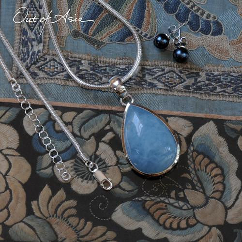 Milky Aquamarine Pendant - OutOfAsia