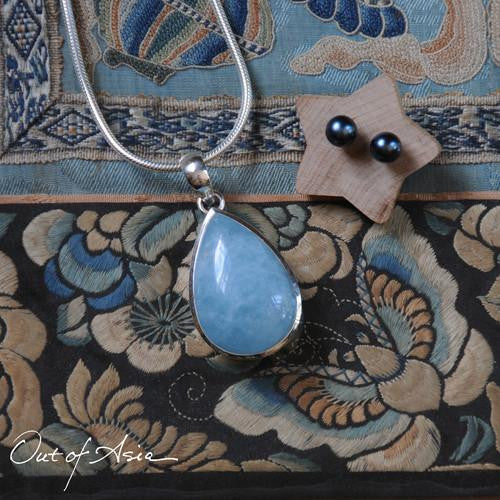 Milky Aquamarine Pendant - OutOfAsia