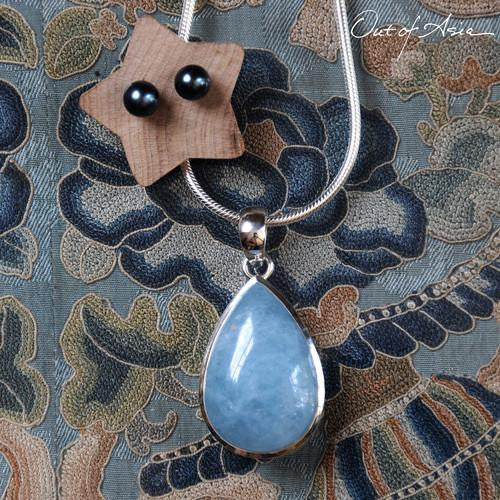 Milky Aquamarine Pendant - OutOfAsia