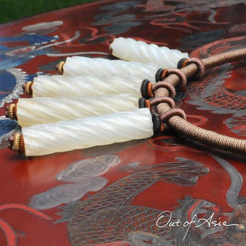 One-of-a-Kind White Jade Necklace - OutOfAsia