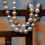Peach, Pink & White Freshwater Pearl Necklace - OutOfAsia