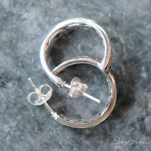 Sterling Silver Handcrafted Bali Earrings - OutOfAsia