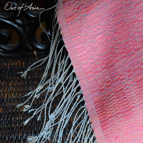 Thai Handwoven 100% Silk Wrap 'Innovation' - OutOfAsia