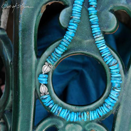 Tibetan Turquoise & Hill Tribe Silver - OutOfAsia