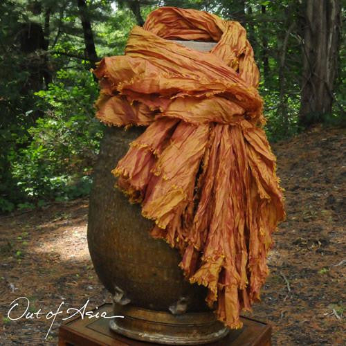 Two-tone Silk Party!! Wrap - OutOfAsia