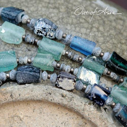 Two Necklaces of Ancient Roman Glass - OutOfAsia