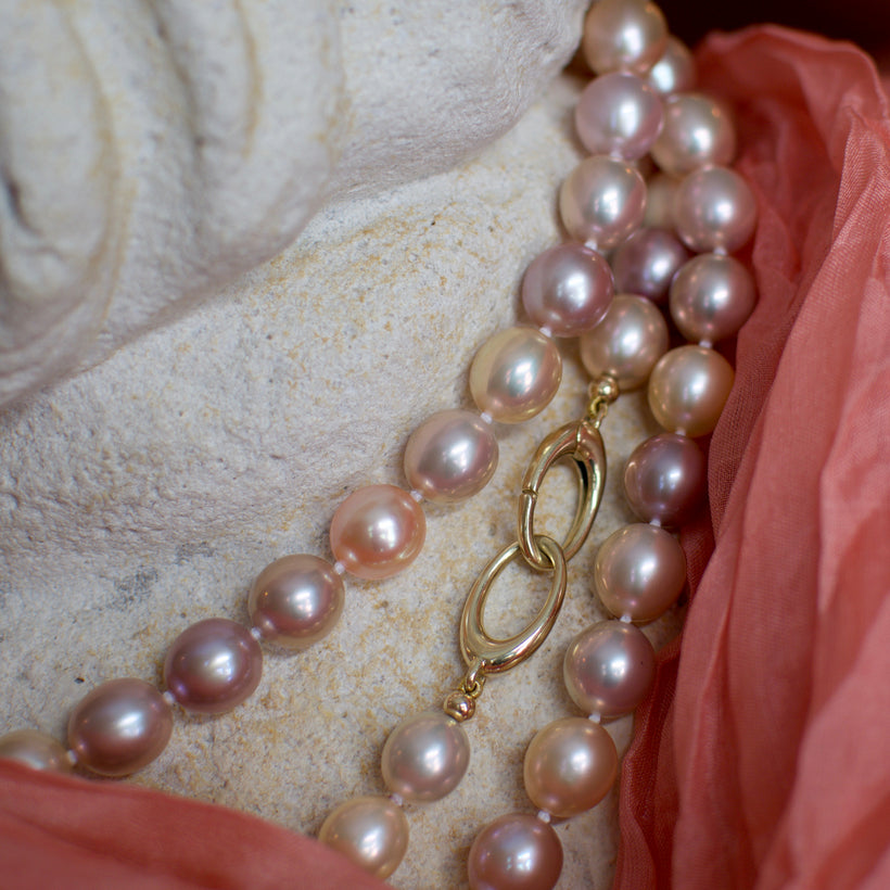 Peach, Pink & Lavender Rice Pearl Decadence! - OutOfAsia