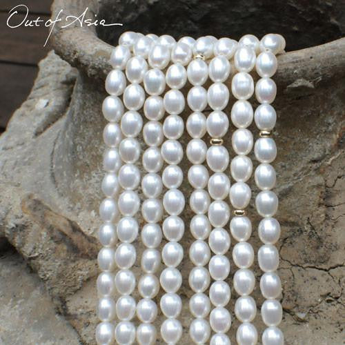 Embellished Cascade of Freshwater Pearls - OutOfAsia