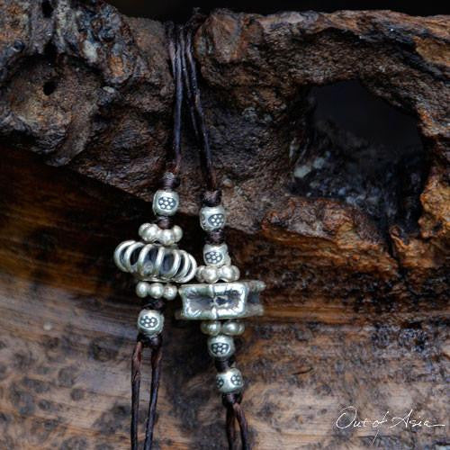 Hand Wrought Silver NecklaceThailand Hill Tribe Silver - OutOfAsia
