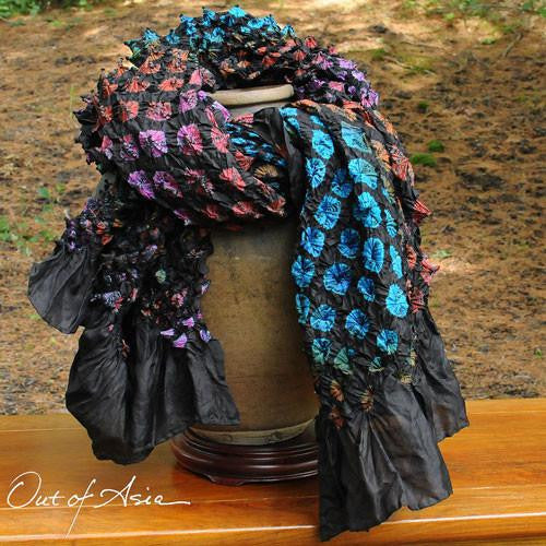 Indian Silk Tie & Dye - OutOfAsia