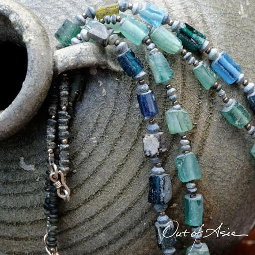 Two Necklaces of Ancient Roman Glass - OutOfAsia